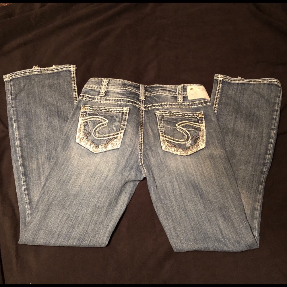 Silver Aiko Bootcut jeans